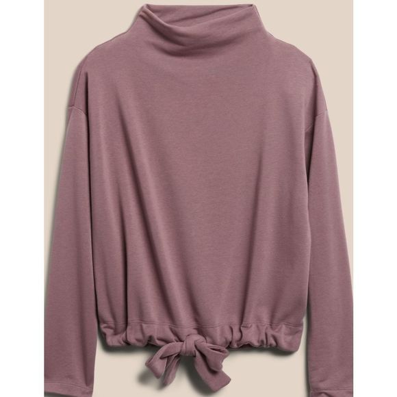 Banana Republic Tie-Waist Oversized Sweatshirt - Picture 2 of 11